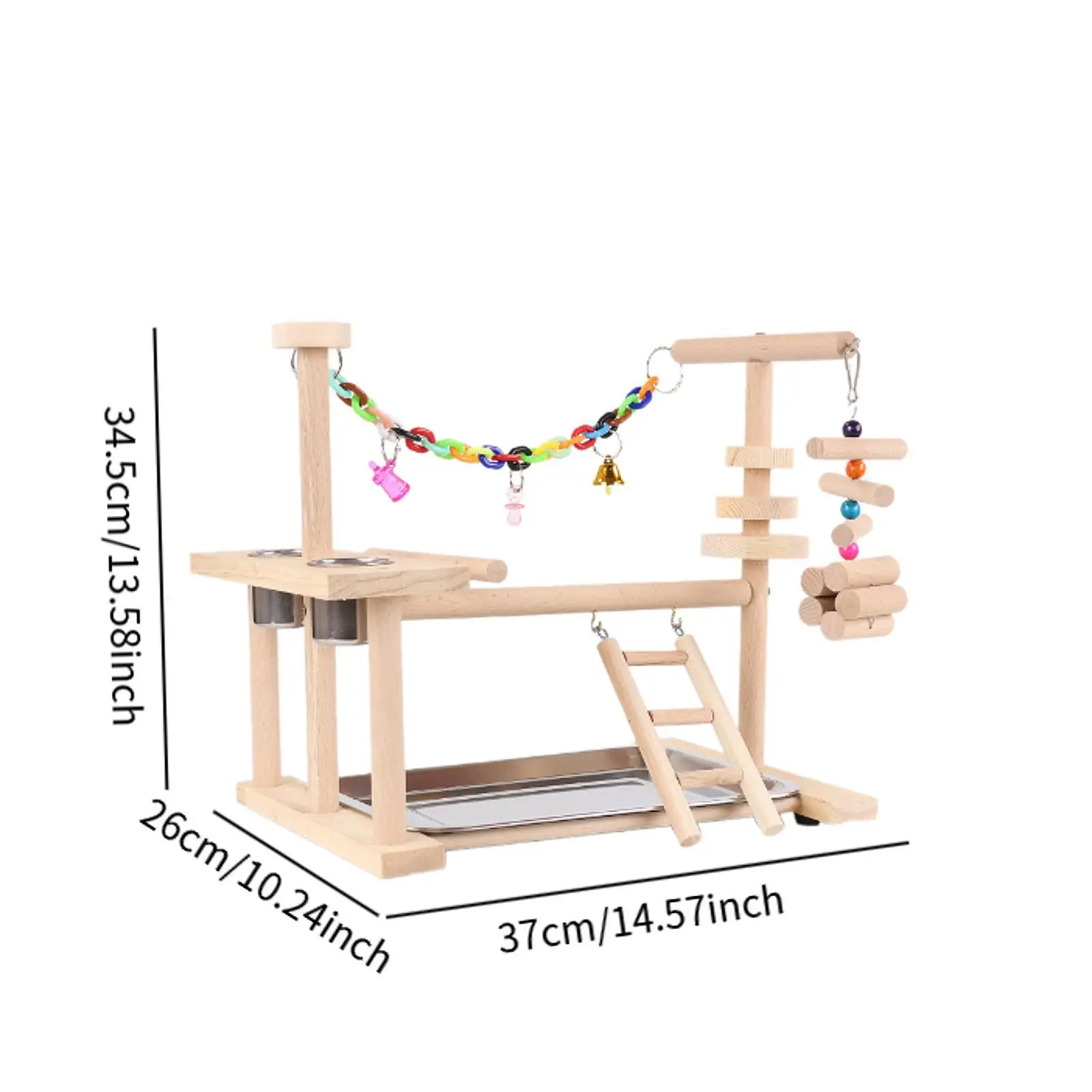 Aire de jeux pour oiseaux perroquets, support de jeu pour perruches, petits oiseaux, Conures