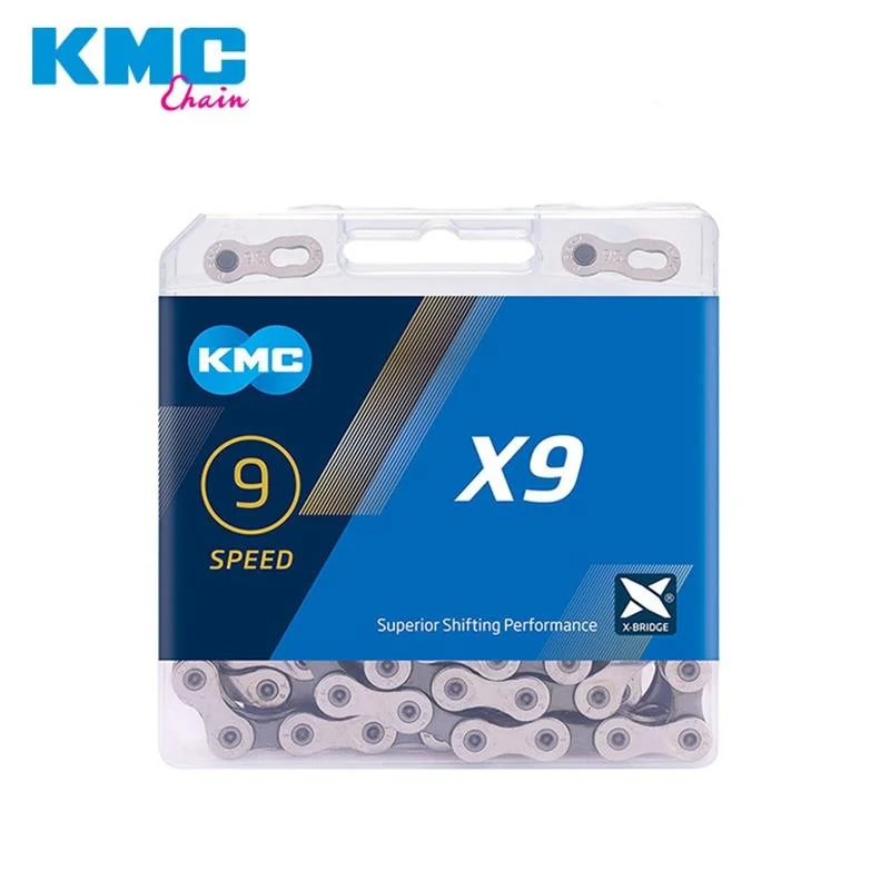 KMC Bicycle Chain X8 X9 X10 X11 X12 Road MTB Bike Chain 8 9 10 11 12 Speed 116 118 126L Bike Chain for Shimano Sram Bike Parts