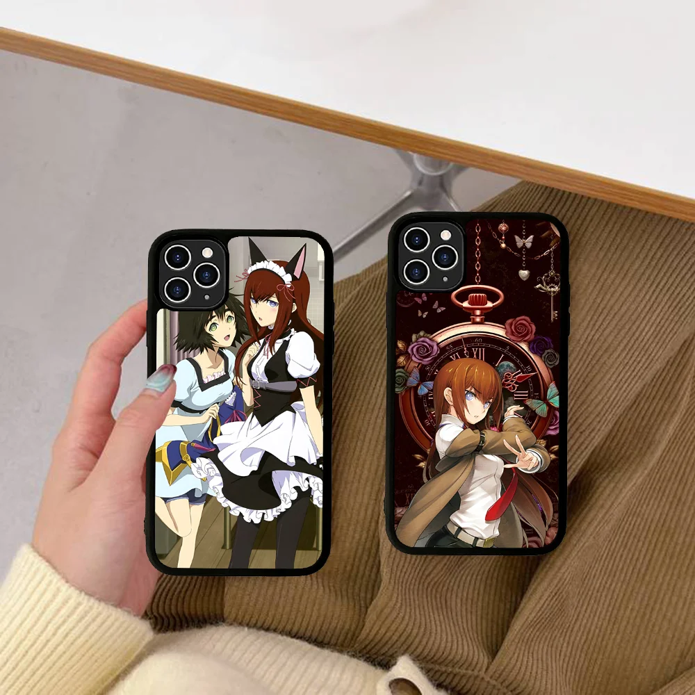 Steins Gate Okabe Anime Phone Case Silicone PC+TPU For For IPhone 11 12 13 14 15 16 Plus Pro Max Cover