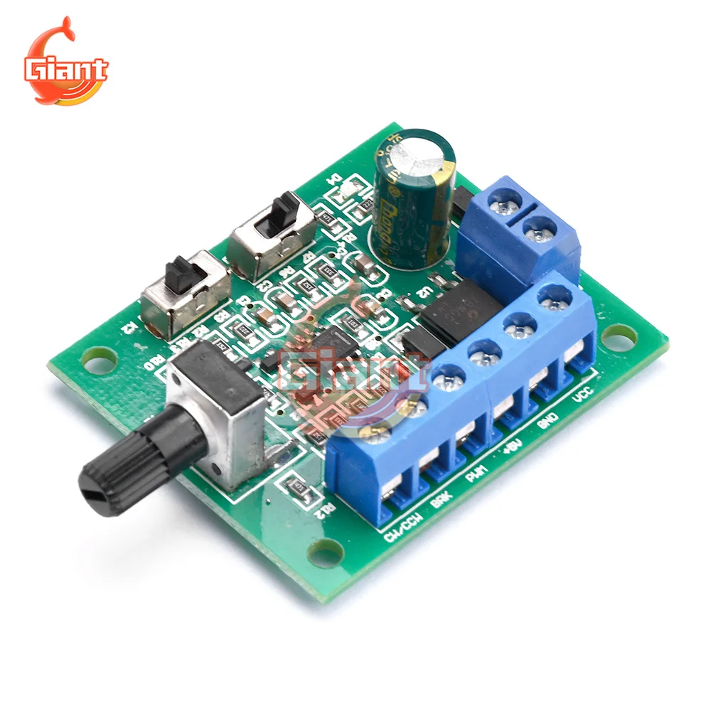 8-24V Brushless DC Motor Speed Controller Driver PWM Speed Control Board Pinpoint Regulator Forward And Backward Control 18KHz