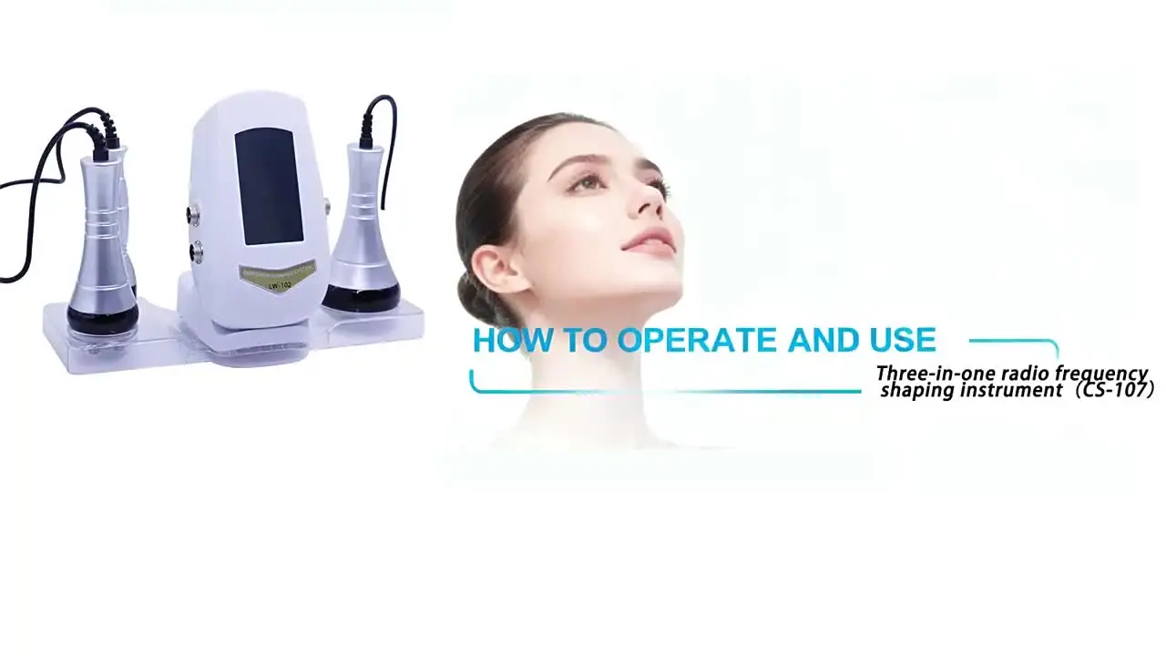 3 in 1 40K Cavitation RF Slimming Machine Ultrasonic Body Shaping