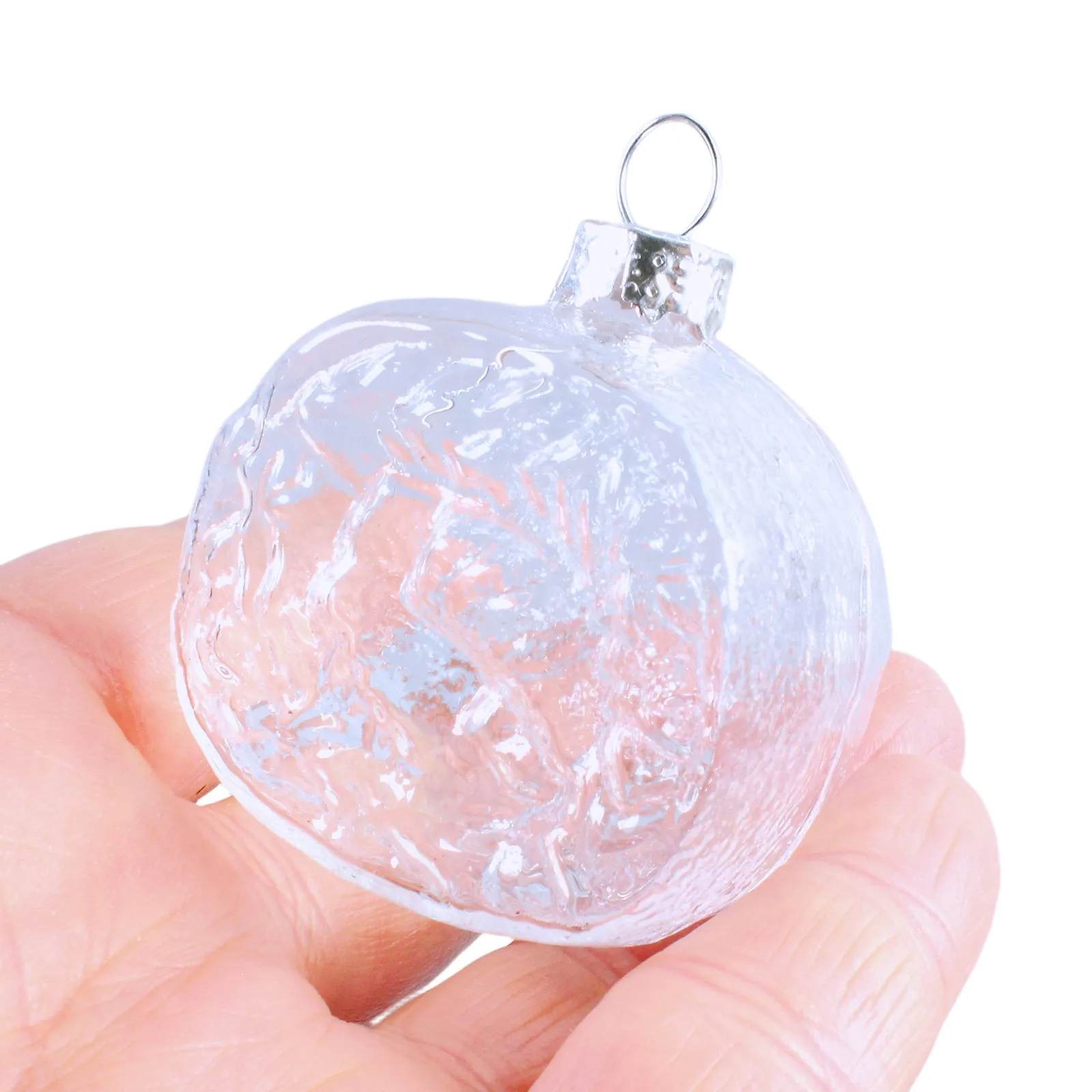 

5 Pieces x DIY Paintable Home Wedding Christmas Ornament Decoration Ball 50*40mm Glass Shushi