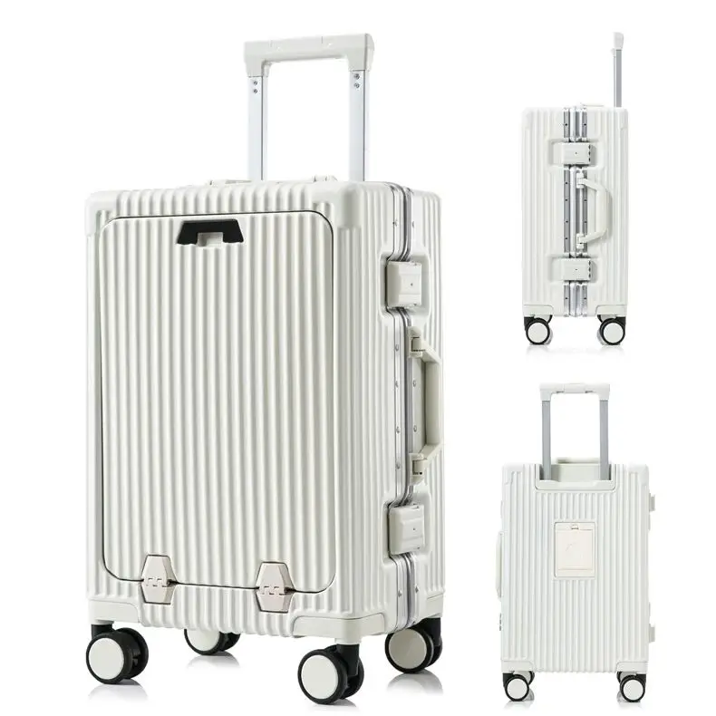 アルミフレーム製ラゲッジコンパートメント、USBポート付きラゲッジコンパートメント、スイベルホイール、カップホルダー、電話ホルダー、20 24インチ