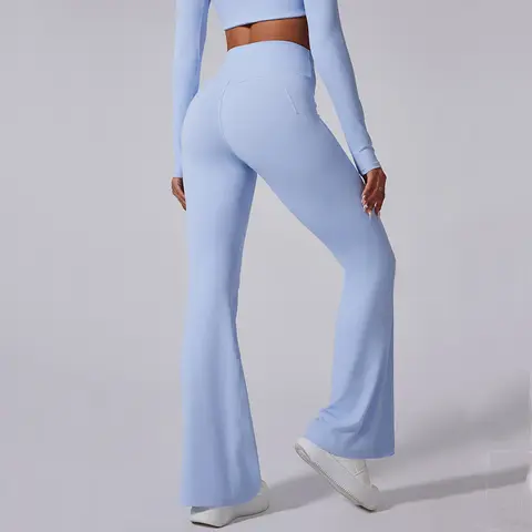 8 best sales utsvängda yogabyxor - №8