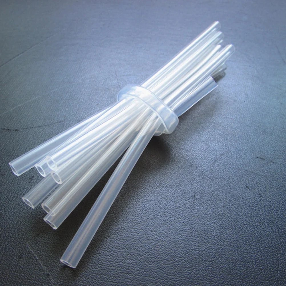 

20 Pcs Long Lasting Reusable Straws Silicone Cup Lid Nozzle Smooth Fitness Environment Straw Cap Replacement