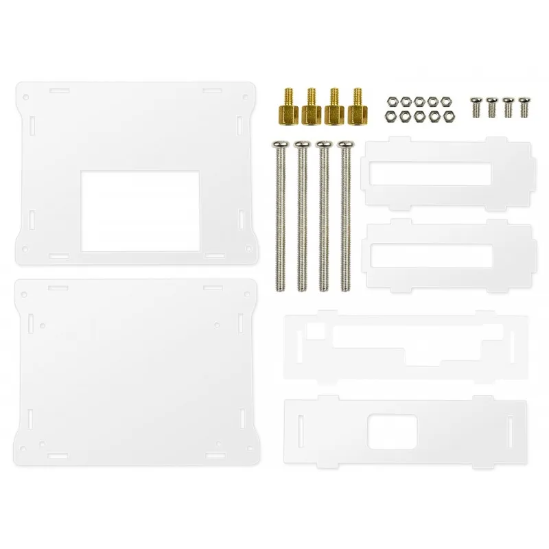 2pcs Waveshare Acrylic Clear Case, Specialized for Jetson Nano 2GB Developer Kit