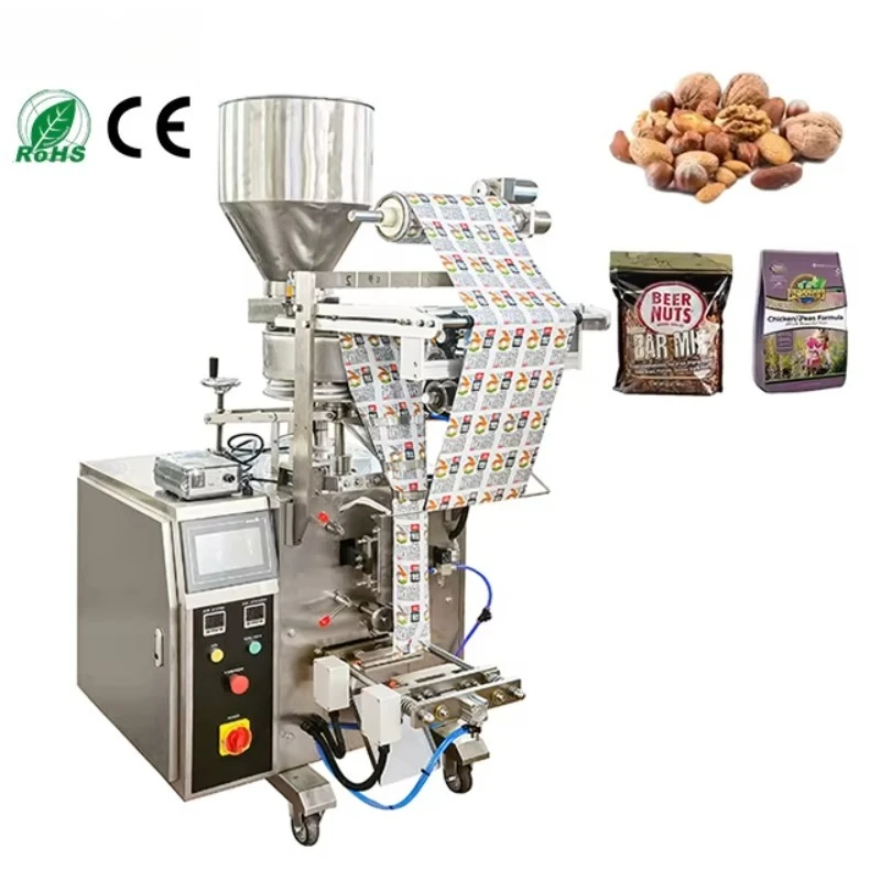 Vertical Maize Seed Granule Pouch Weighing Fill Packaging Machine Corn Kernels Cereal Grain Bag Packing Machine