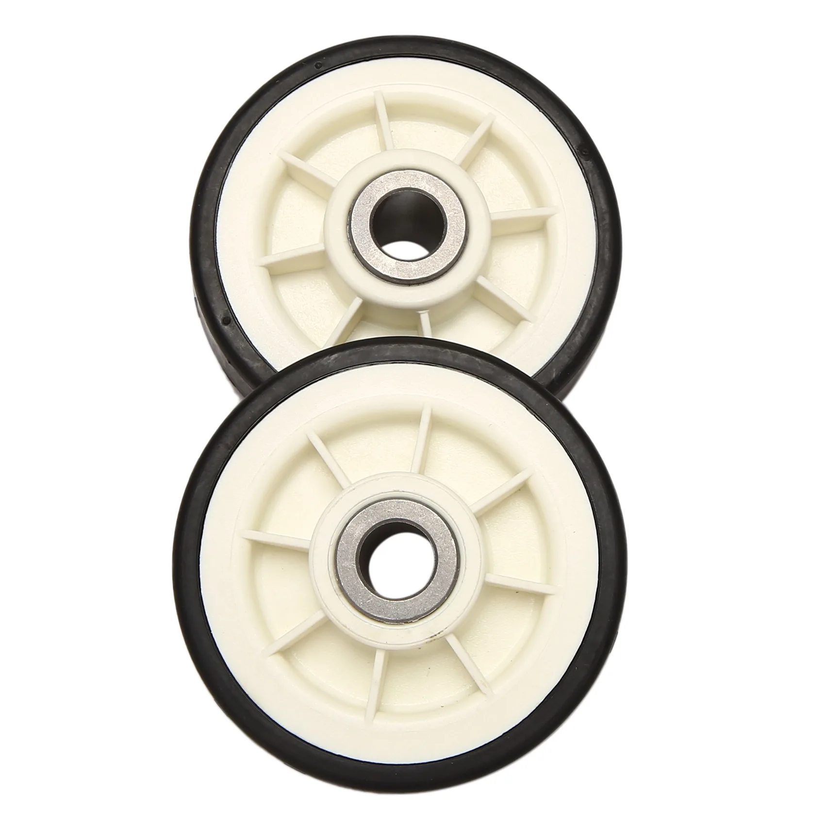 Rullo e albero di supporto per tamburo dell'asciugatrice 2 pezzi per 303373 , 12051541 , ER 303373 K, 303373 K