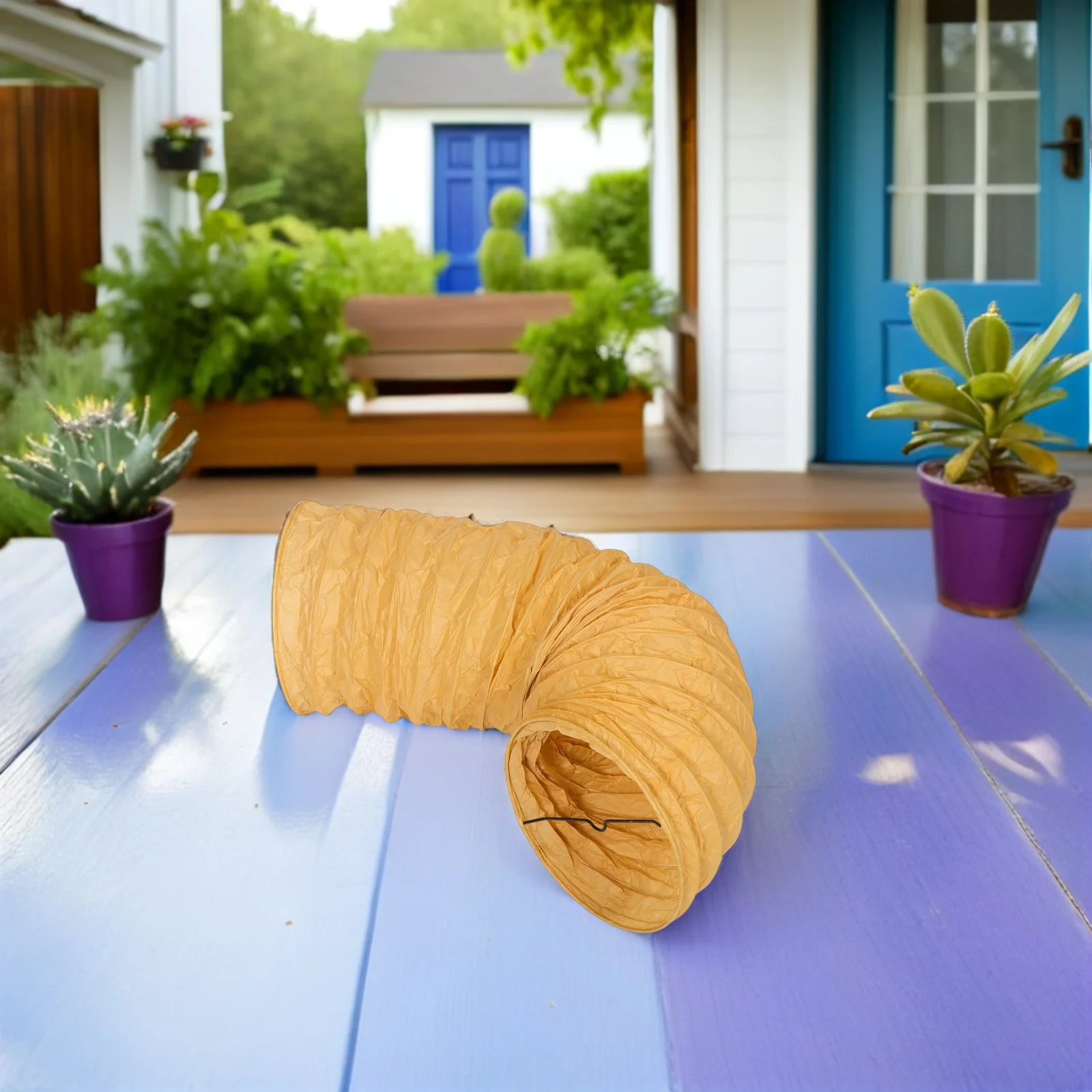 

Replacement Floor Lamp Shade - Japanese Paper Lantern Style Cover - Collapsible Textured Lampshade for Bedroom Living Room