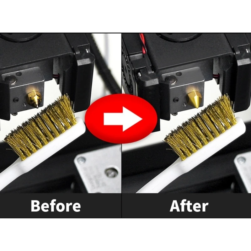 DN59 Comprehensive Nozzle Care Package No Clogging Nozzle Cleaner Set for 3D Printing Highly Temperature Resistant