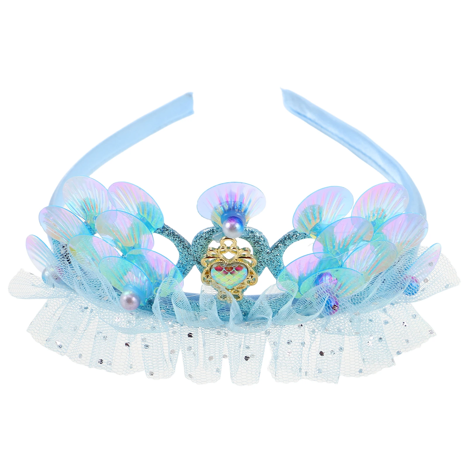 

Mermaid Headband Girls Children's Ocean Hair Crown Hairband Baby Princess Tiaras Mermaids