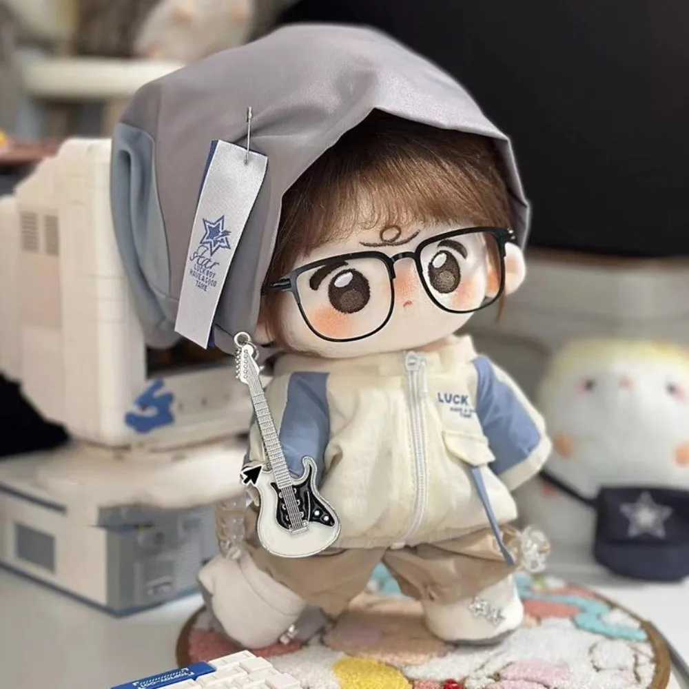 

College Uniform 20cm Cotton Doll Clothes Jackets Coat Idol Doll Clothes Sport Cool Plush Doll Clothes Doll Accessories