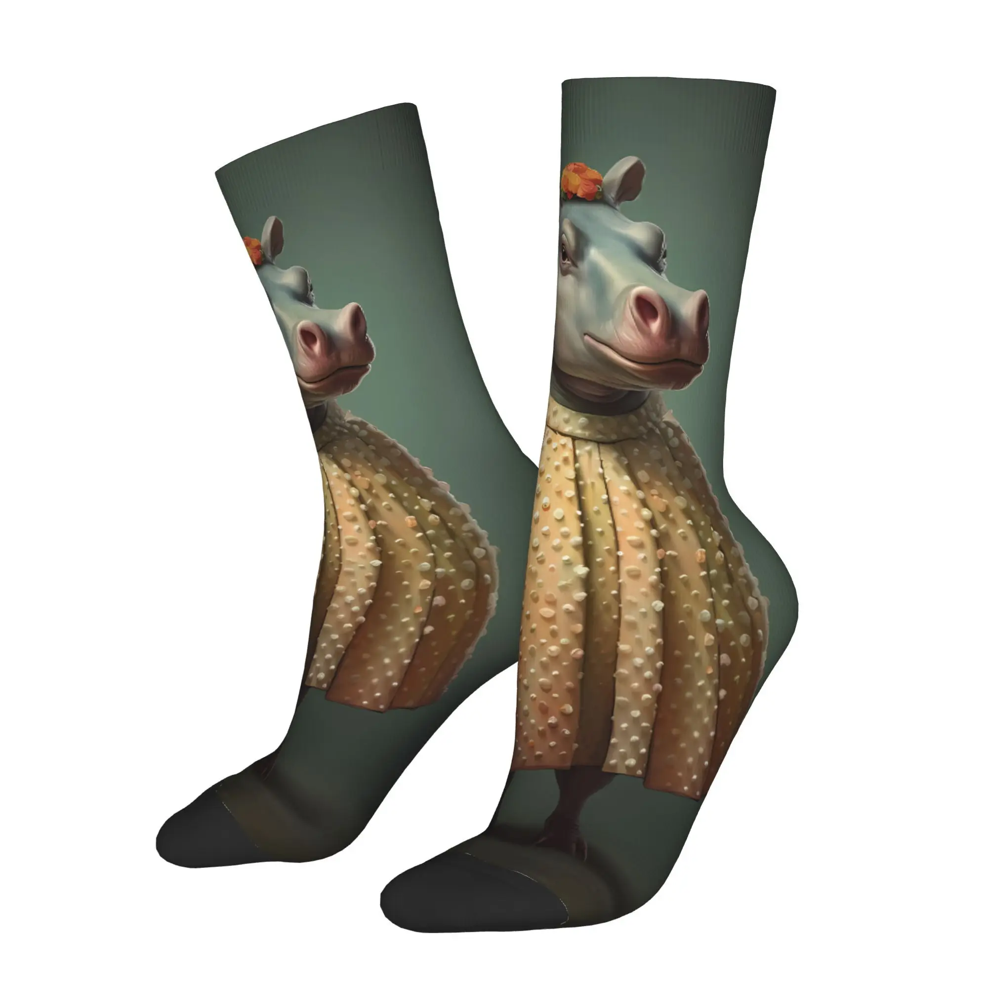 

Hippopotamus Sock Printed Man Polyester