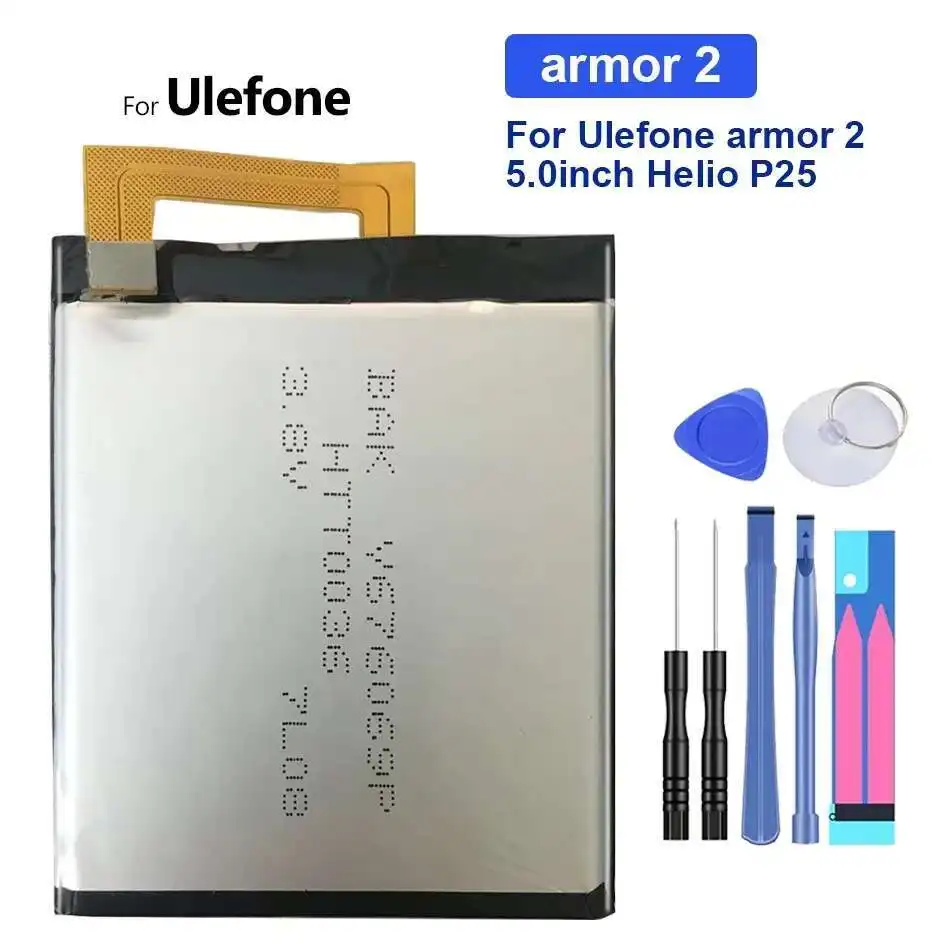 

4700Mah Fast Charging Mobile Phone Battery Long-Lasting For Ulefone Armor 2 5.0Inch Helio P25