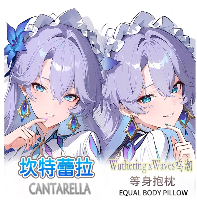 أنيمي Wuthering موجات Cantarella مثير Dakimakura 2WAY وسادة حالة العناق.. اليابانية أوتاكو وسادة غطاء الفراش الهدايا MCY #1