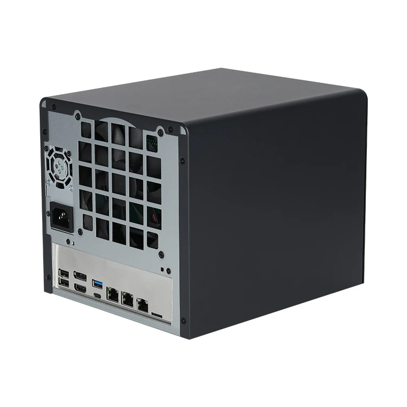 XCY X108 NAS 미니 PC 4x 6x 8x 베이 SATA HDD 인텔 N150 프로세서 DDR5 M.2 NVMe SSD 10Gbps 이더넷 타입-C 윈도우 11 리눅스 NAS OS