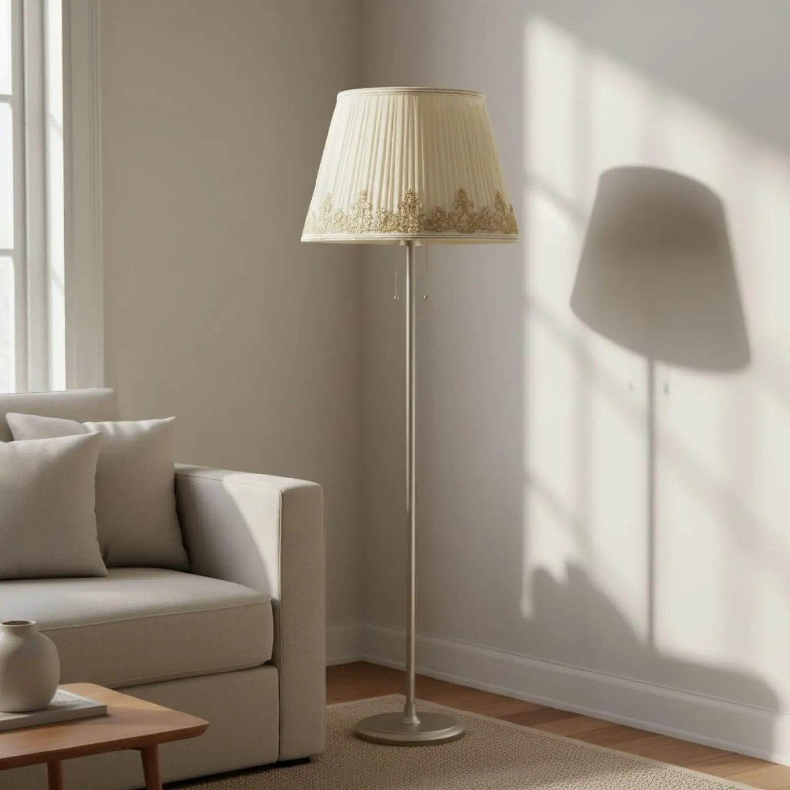 

Текстильный абажур в современном европейском стиле для настольных и напольных ламп, легко устанавливаемый, аксессуар для освещения гостиной