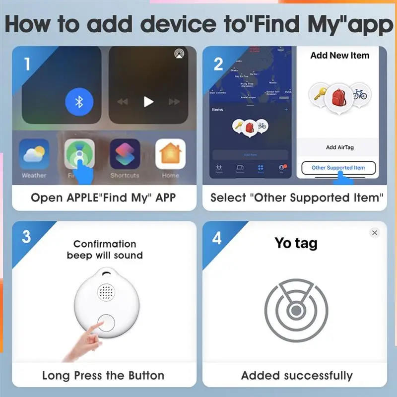 A92Z Smart Anti-Verloren Tracker Für Ios Smart Tracker Alarm Mini Tag Schlüssel Kind Finder Pet Tracker Standort Bluetooth tracker