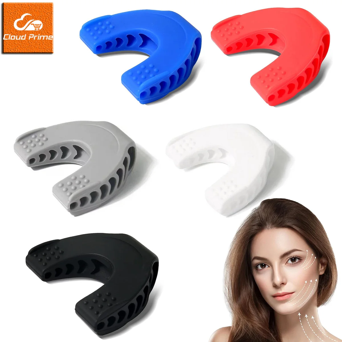 40/50/60lbs Upgraded Jaw Exerciser And Neck Toning, Jawline Exerciser for Men And Women, Face Muscle Trainin Double Chin Reducer