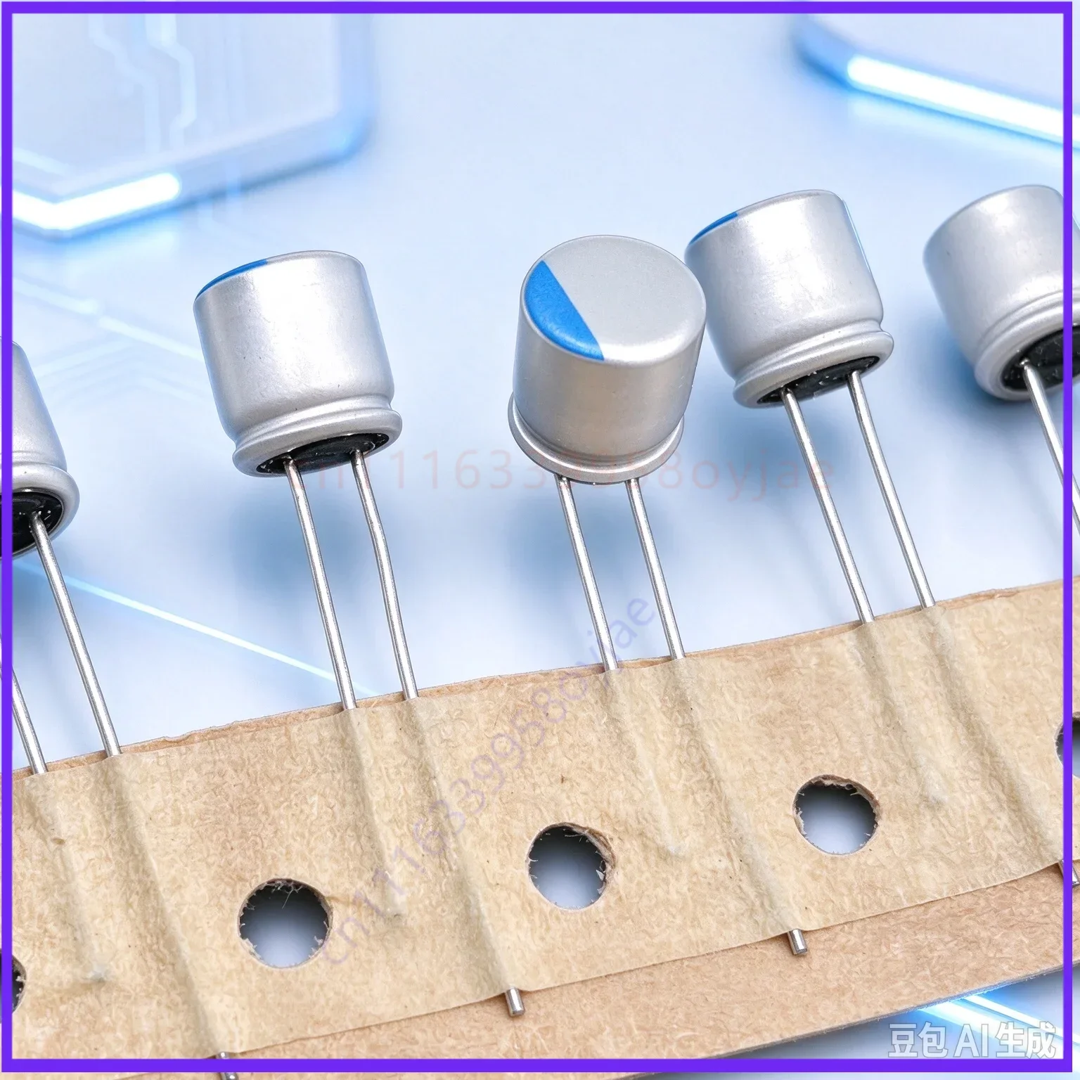 Solid for NCC Black Gold Solid Capacitor 6.3V 470uF Copper Lead  200pcs