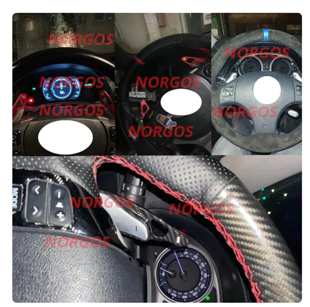 2006-2012 Lexus IS IS250 300 350 350C Paddle Shifter Karbon Fiber Araba direksiyon Vites Paddle Uzatma Shifters