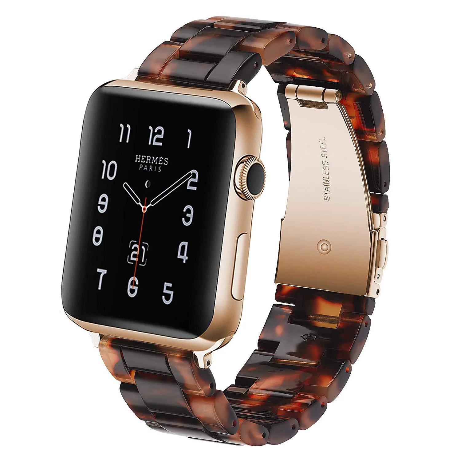 Hars Horlogeband voor apple watch 6 5 4 band 42mm 38mm transparante correa riem voor iwatch 6 serie 5 4 3/2 armband 44mm 40mm - afbeelding 2