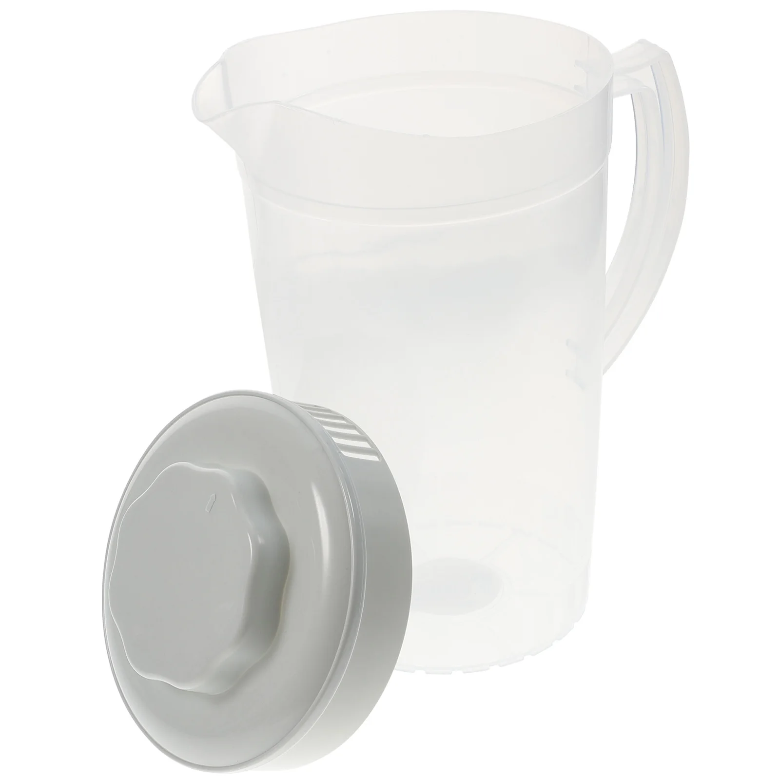 

Beverage Pitcher with Lid Large Cold Water Kettle Heatproof Juice Pot for Home Kitchen Drink Storage Transparent Jug