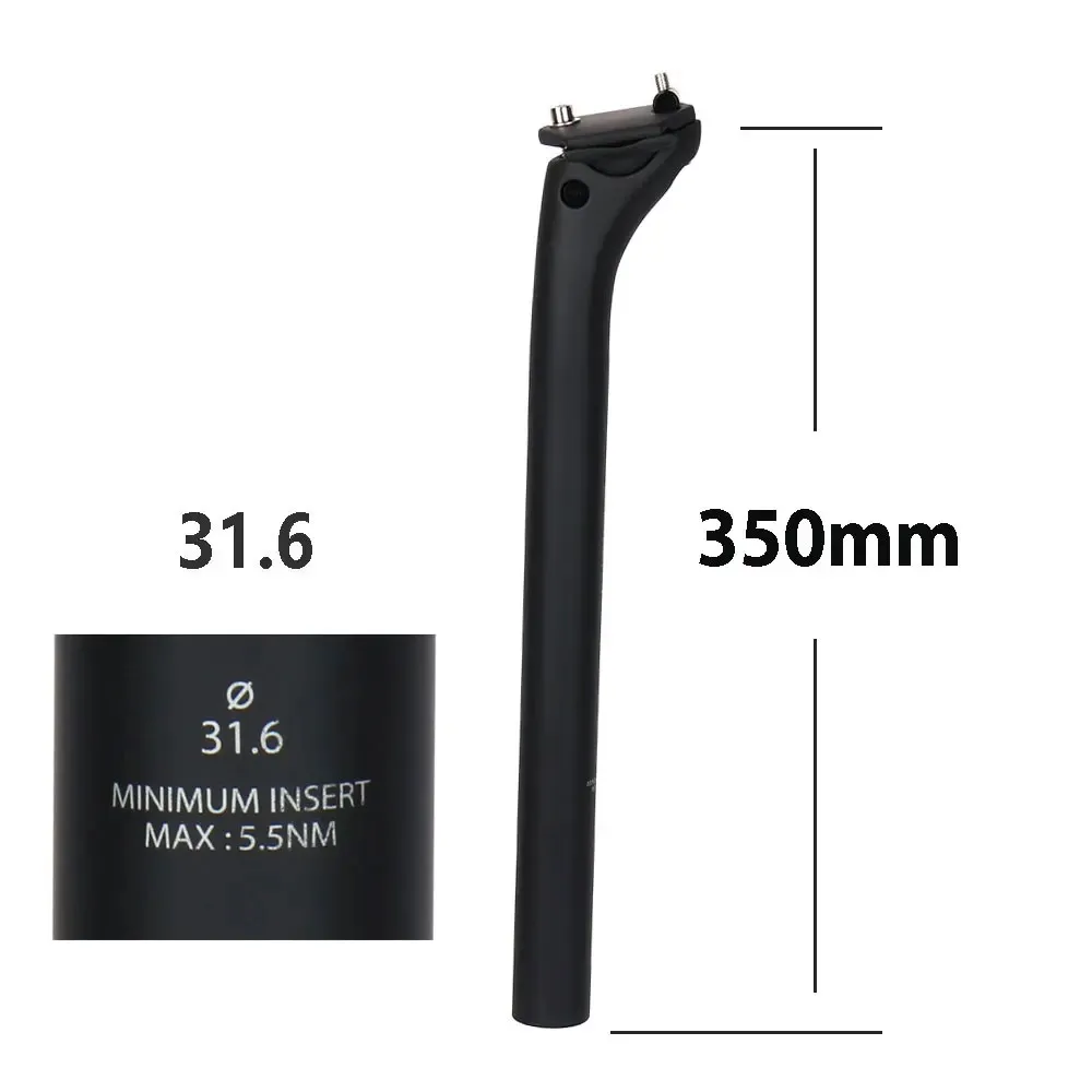 ELITAONE MTB Carbon Seat Post Offset 20mm 25.4 27.2 30.9 31.6mm Mountain/Road Bike Seatpost 350-450mm Light 150g image 3