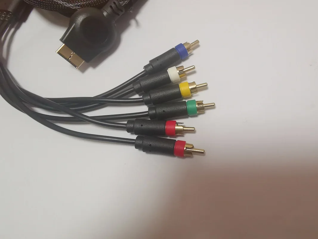 Câble composant de 1.8M pour Playstion 3 pour PS3 6RCA, câble Audio-vidéo AV, accessoires de jeu
