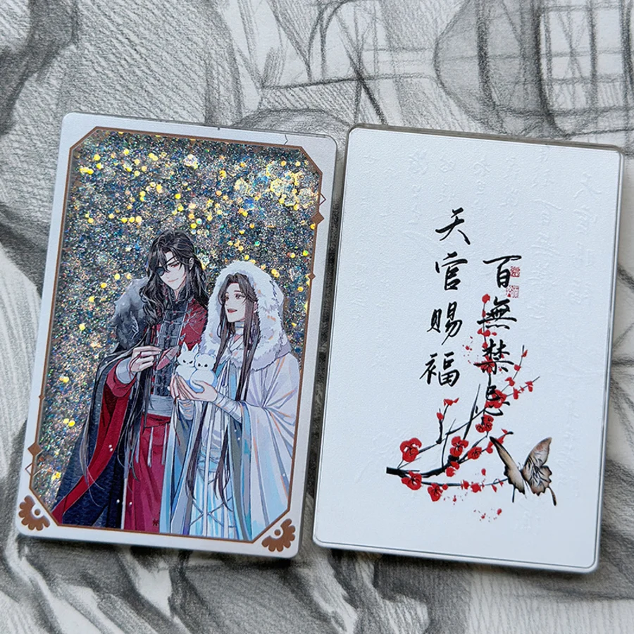 Anime Heaven Official's Blessing Hua Cheng Xie Lian Cosplay Ancient Customs Quicksand Mahjong Standing Sign Xmas Birthday Gift