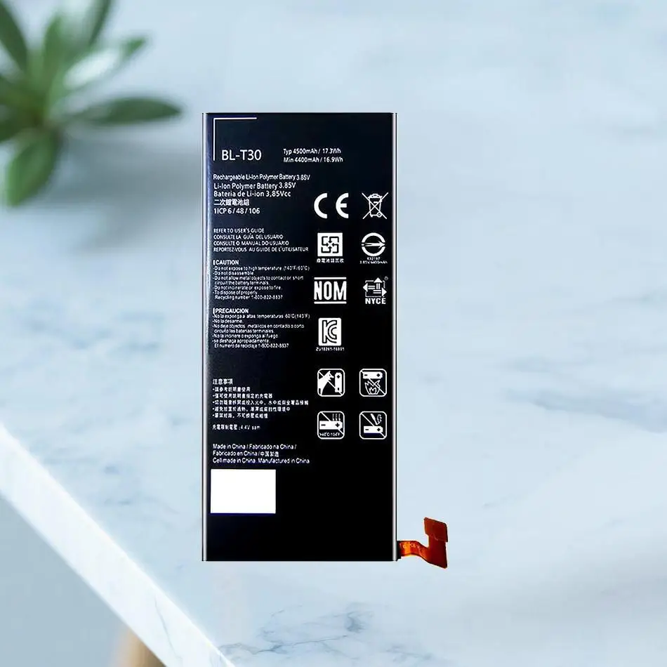 

Mobile Phone Battery BL-T30 4500Mah For LG X Power 2 II L64VL M320F M320N M322 L63BL K10 M320 M320DSN M320TV MLV7N