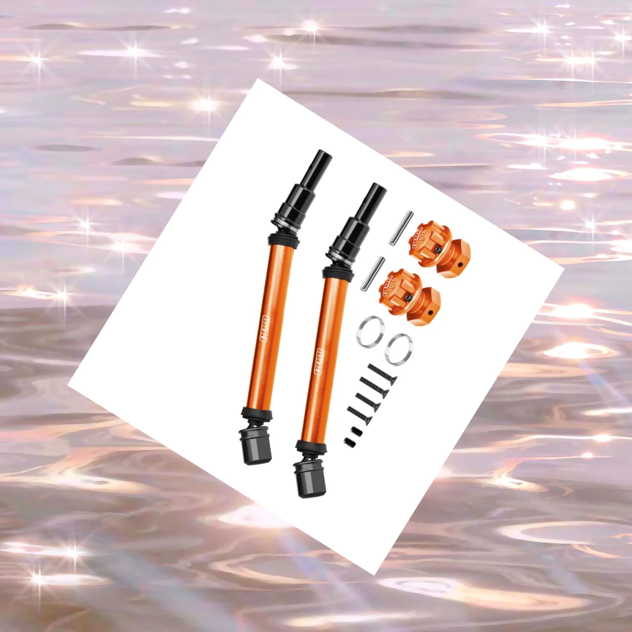 

Передний/задний регулируемый приводной вал CVD с шестигранной головкой колеса и колесной гайкой 17 мм для ARRMA 1/10 Kraton, Outcast