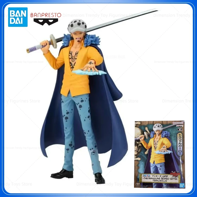 

In Stock Bandai Banpresto One Piece DXF The Grandline Series Extra Trafalgar law PVC Anime Action Figure Model Toys DT