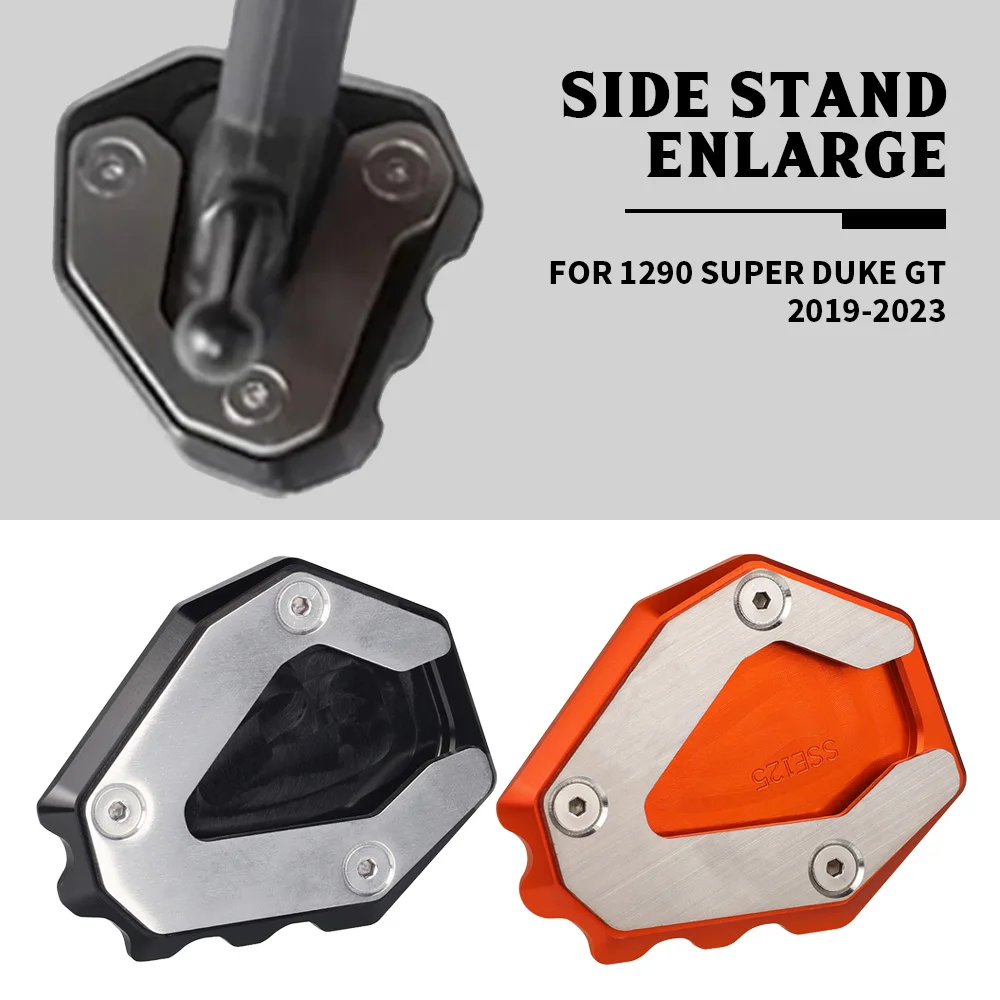 

CNC Motorcycle FOR KTM 1290 Super Duke GT 2019-2023 Foot Side Stand Pad Plate Kickstand Enlarger Support Enlarged Anti-skid