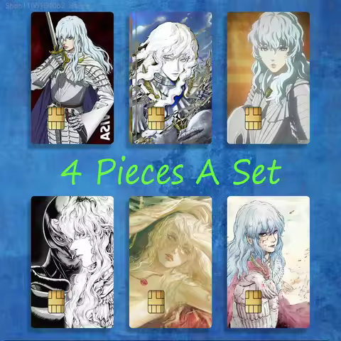 Griffith B-Berserk Stickers Credit Visa Debit Bank Charge Card Bus Metro Waterproof Sticker Decal Decoration