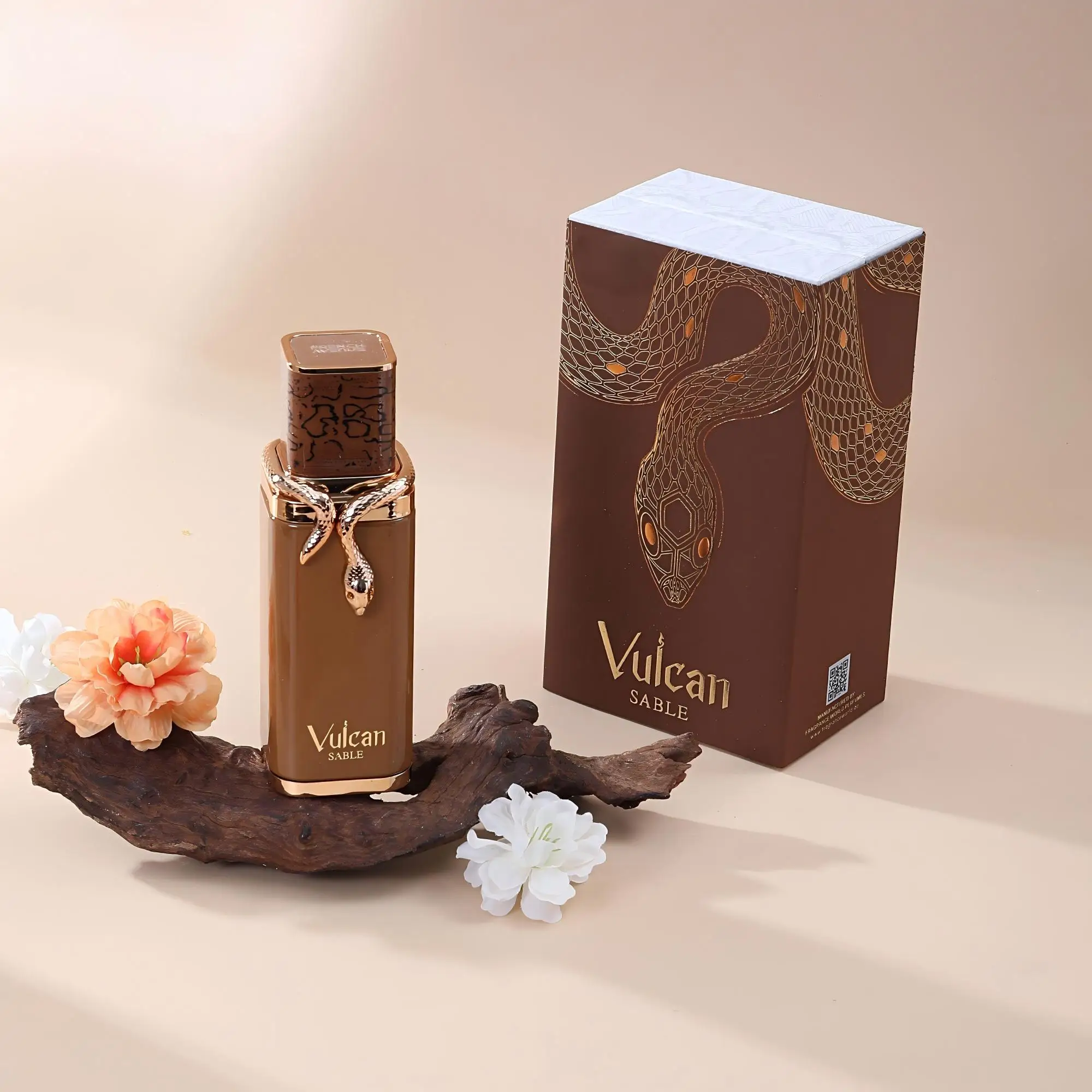 

Vulcan Sable Men's Perfume - Rich Sandalwood & Spicy Notes, Ideal Gift for Any Occasion