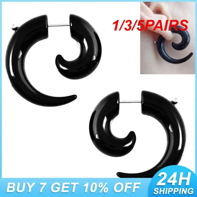 휴대용 가짜 달팽이 편안한 미용 및 건강, 실용적인 인체 펑크 패션 장식, 내구성, 1 쌍, 3 쌍, 5 쌍