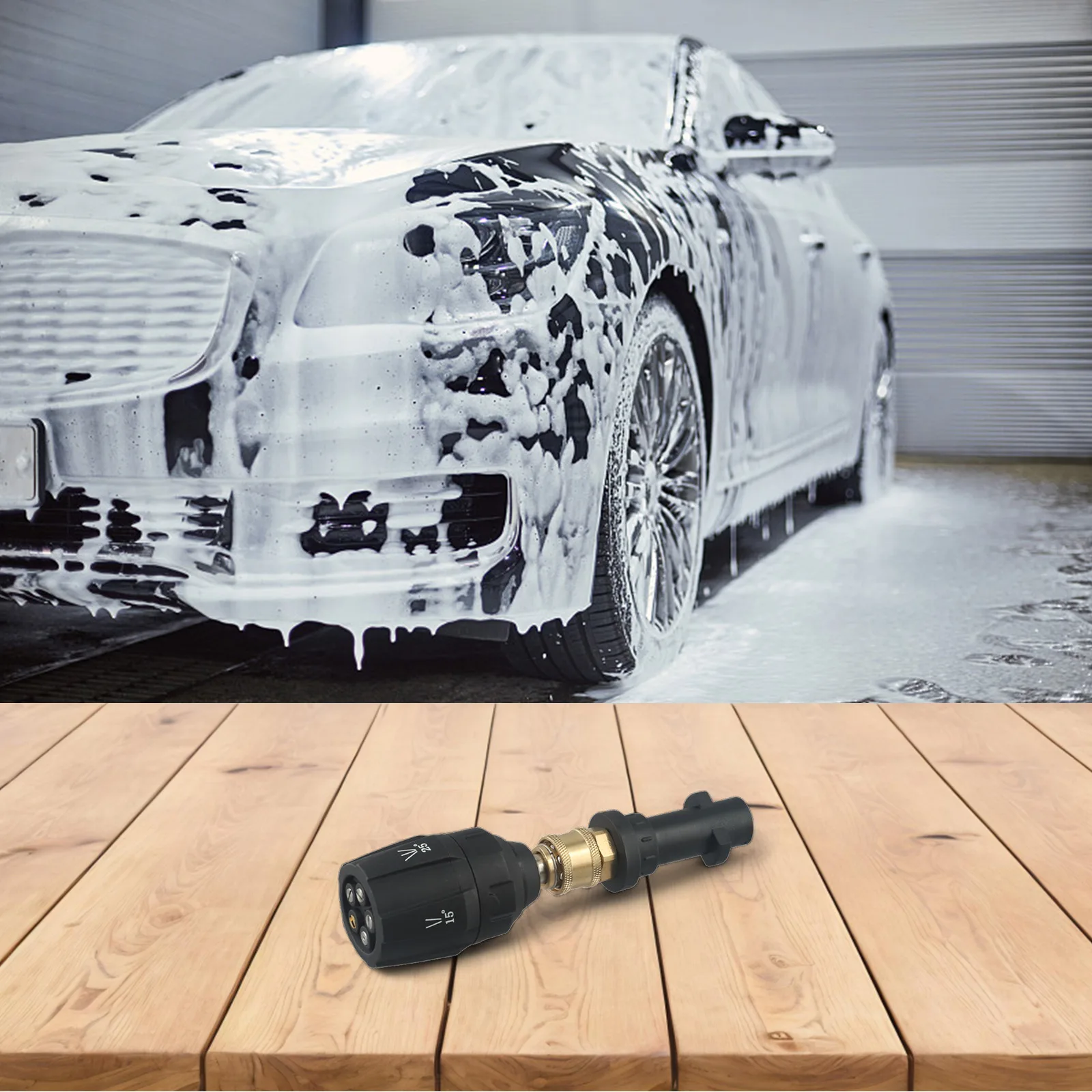 /5 /In /Pressure Washer Spray Nozzle Tips With 1/4 Inch Quick Connect Adapter For For Karcher K2 K3 K4 K5 K6 High Pressure Clean view 6
