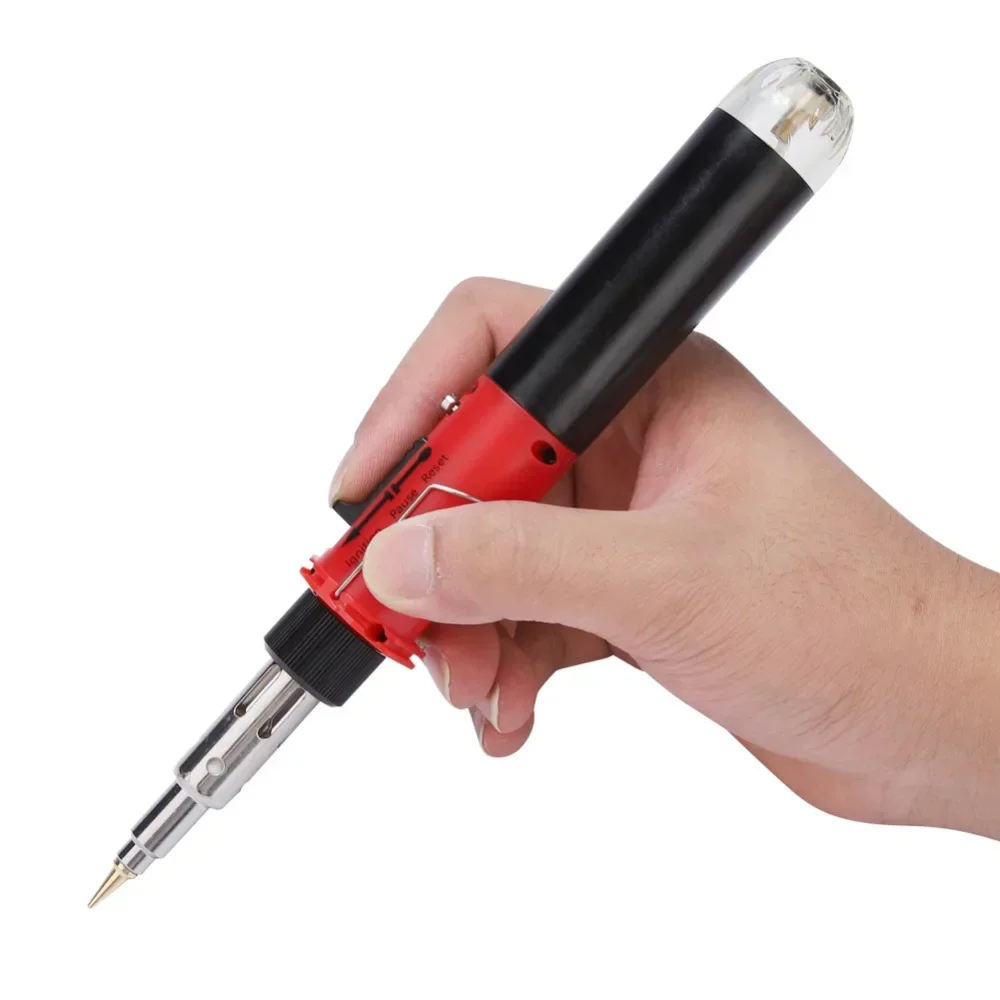 Hot Sales12 In 1 Professional Pen Type Dual Function Butane Gas Soldering Iron Set