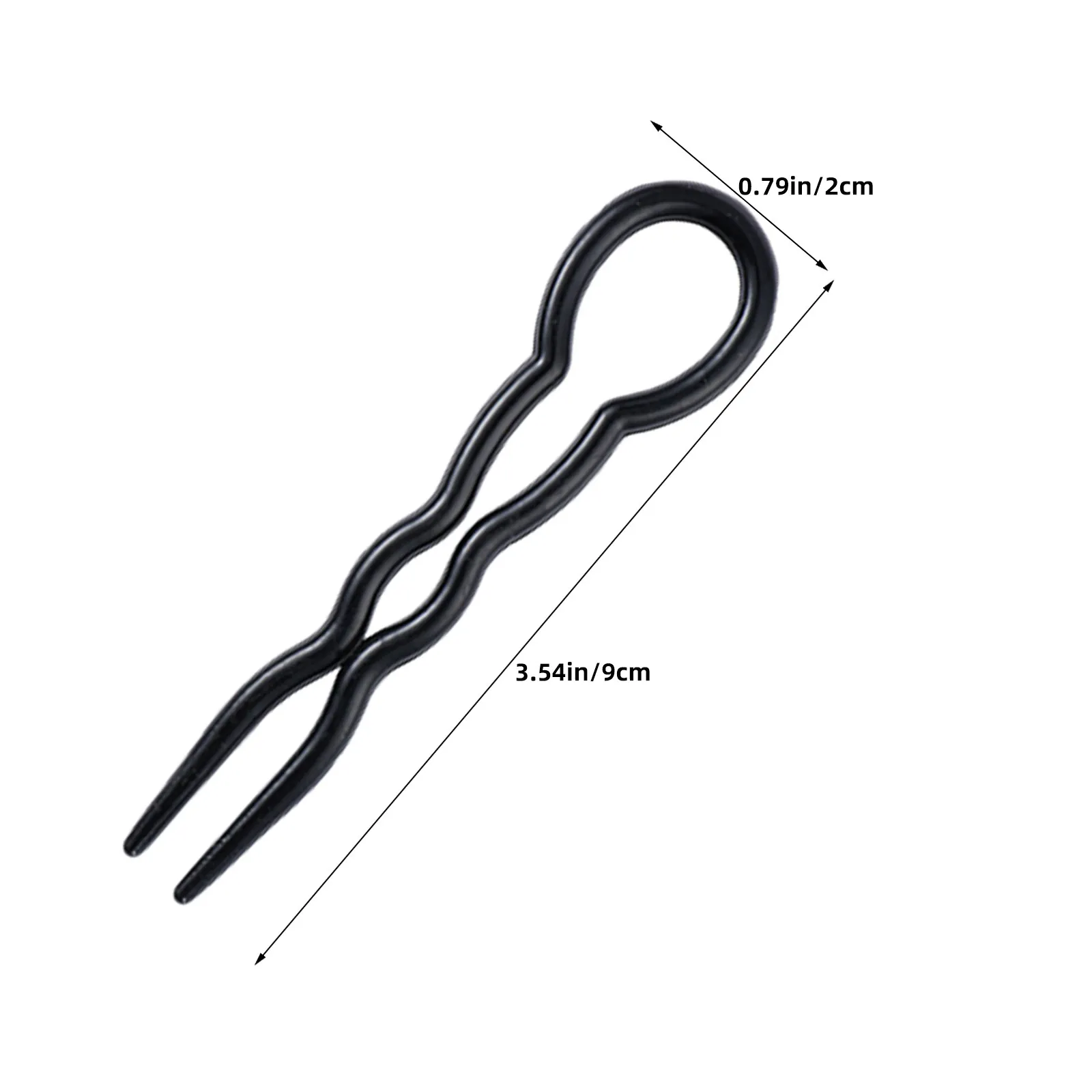 30Pcs U Shaped Hair Clips Plastic Minimalist French Bun Pins for Women Hair Bun Accessories Comfortable Wave Hairpin Styling