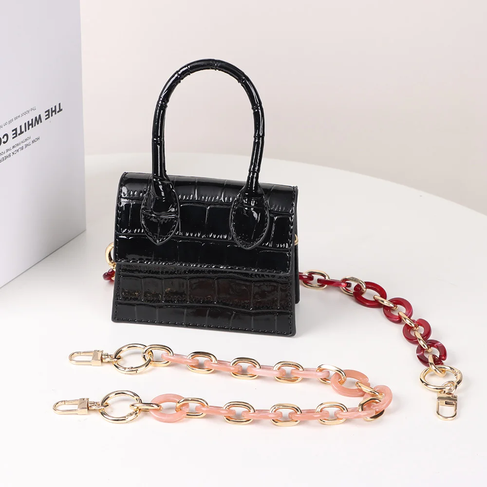 40CM Bag Chain Replaceable Handbag Bag Straps Acrylic Resin Purse Chain Detachable Crossbody Bag Shoulder Bag Accessories