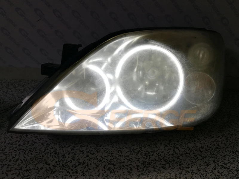 For NISSAN PRIMERA P12 2002-2008 Perfectly Compatible Ultra Bright CCFL Angel Eyes Halo Rings Kit Light
