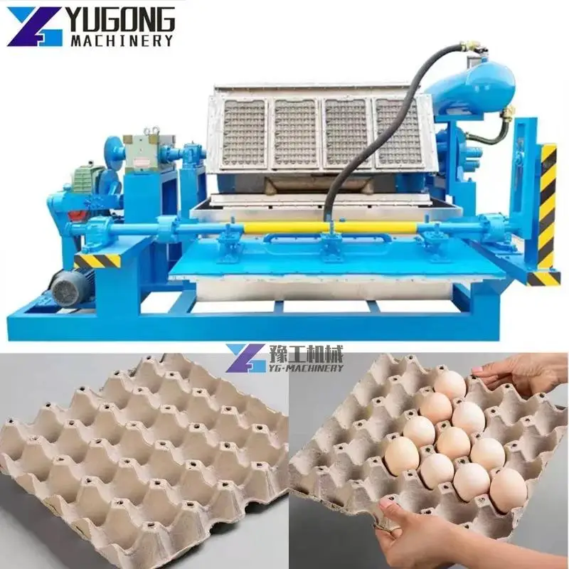 YG Paper Egg Tray Making Machine Production Line Egg Box Pulp Forming Machine Automatic Egg Tray Machine Production Line