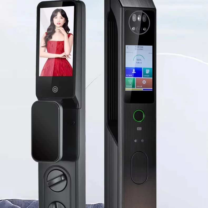 

Y-K28 Biometric Fingerprint Smart Lock with 3D Face Recognition & Wifi Camera