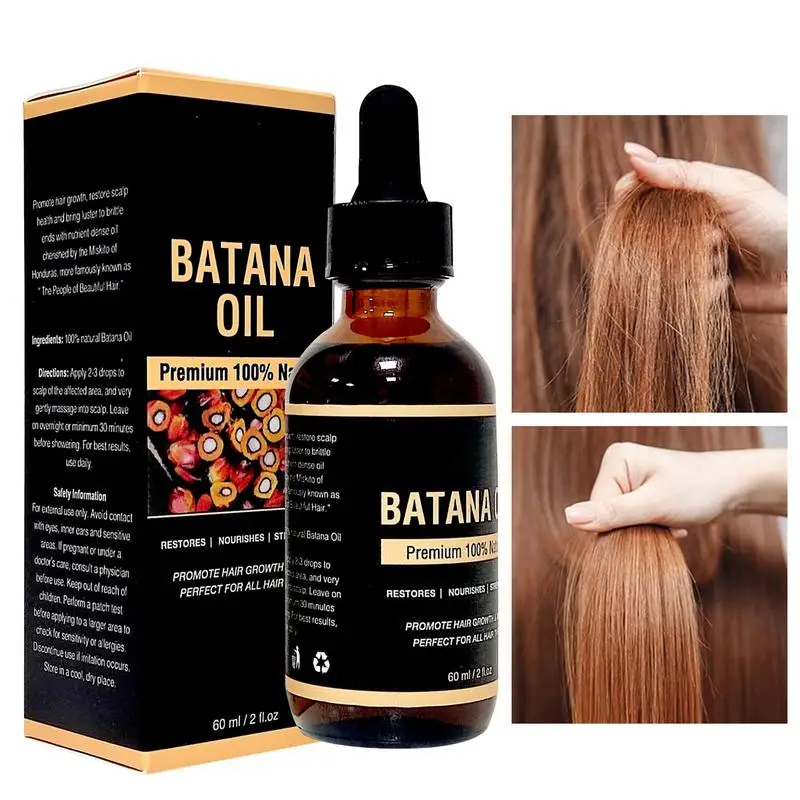 

1Pcs Natural Batana Oil for Healthy Hair 100% Natural Promotes Hair Wellness for Men & Women Enhances Hair