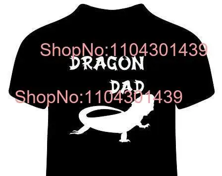 Cute Funny Bearded Dragon Lizard Reptile T Shirt Dad long or short sleeves