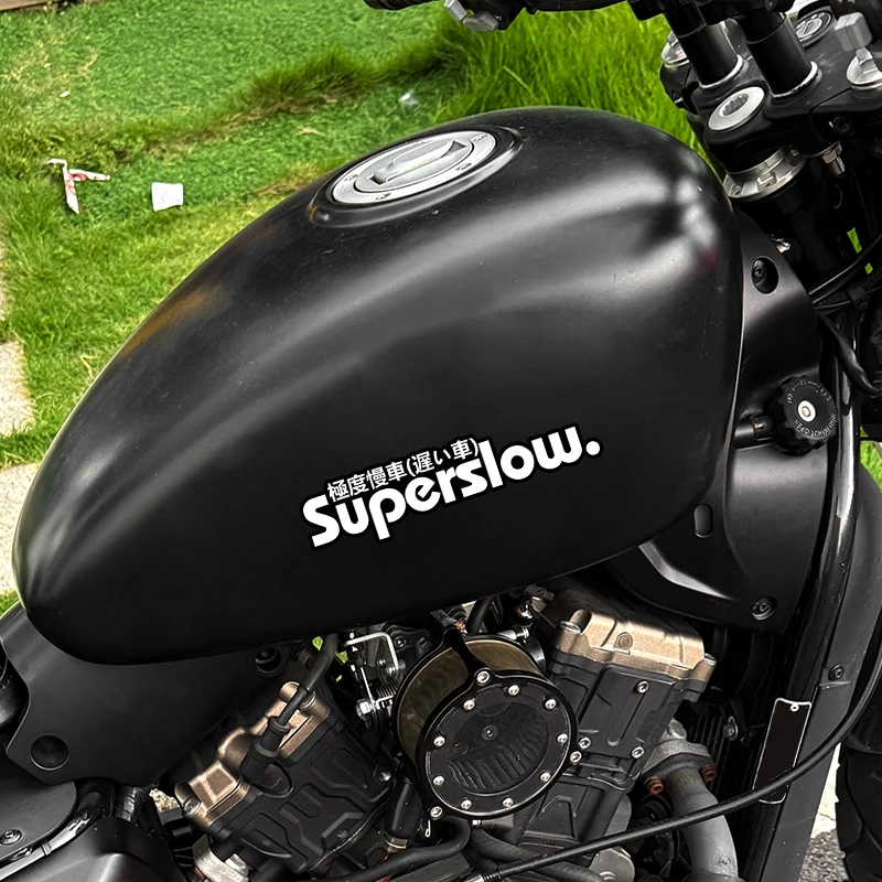 JDM Slow Car Style Superslow Text Wasserdichte Vinyl-Aufkleber Holografische Mehrfarben-Aufkleber für Auto- und Motorraddekoration – Detail 13