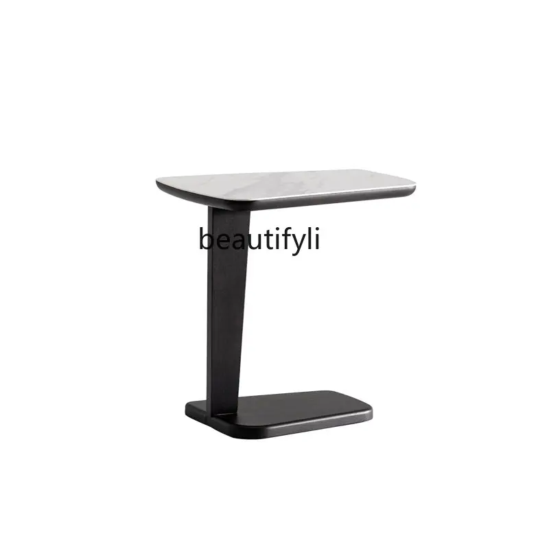 Modern Minimalist Corner Table Minimalist Style Plug-in Light Luxury Coffee Table Living Room Home Side Table