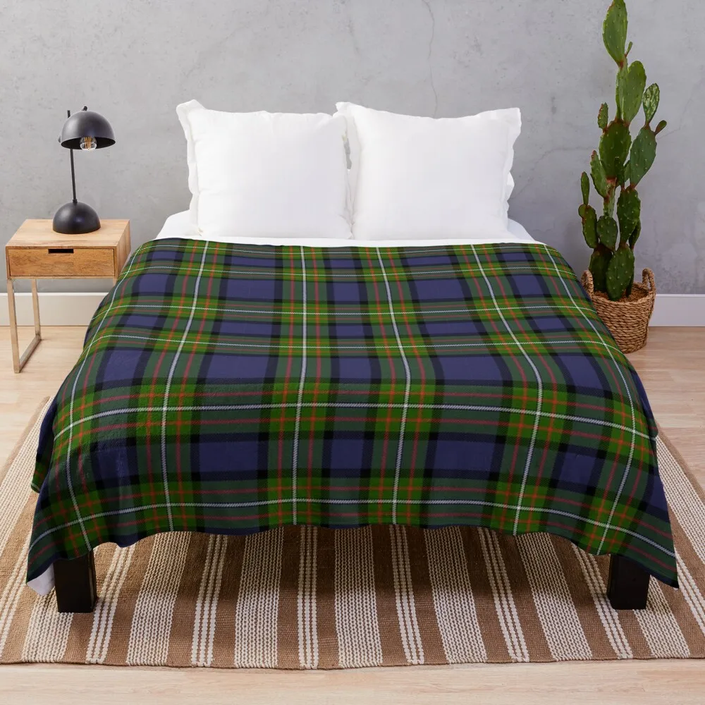 

Clan Fergusson Tartan Throw Blanket Luxury St Luxury Designer warm for winter Plaid Blankets