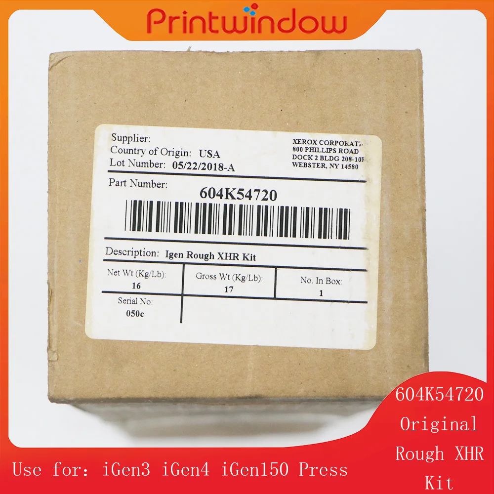 604K54720 Original Rough XHR Kit for Xerox iGen3 iGen4 iGen150 Press Igen Rough XHR Kit